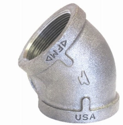 ASC ENGINEERED SOLUTIONS Asc Engineered Solutions 8700126439 Galvanized 45 Elbow 3in