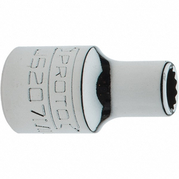 PROTO Proto J5207MN 7mm 12-point 3/8 Drive Hand Socket