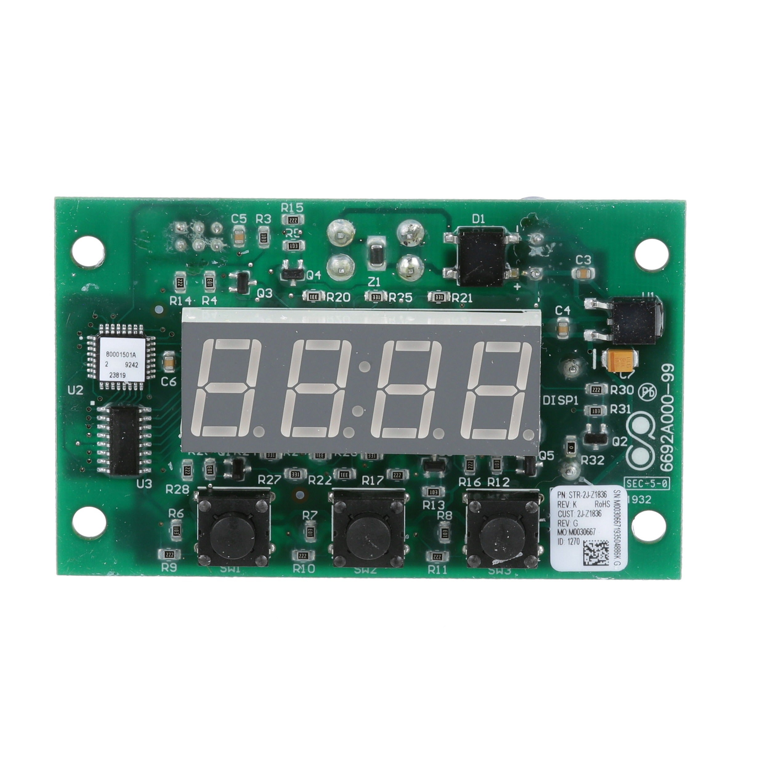 STAR Star SD9-GR1088 Control Board With Digital Display Timer (10-inch) STA2J-Z1836