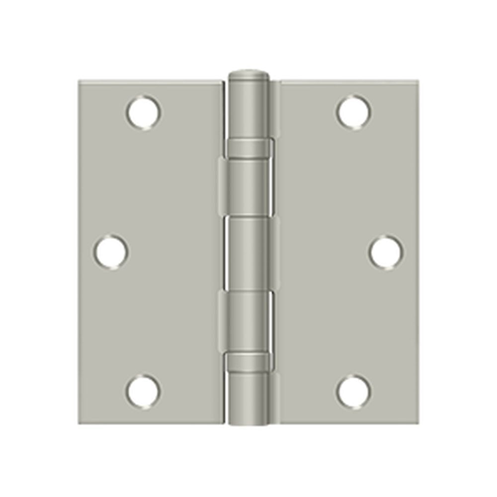 DELTANA Deltana S35BBU15-R Ball Bearing Hinge Satin Nickel 3.5x3.5 in