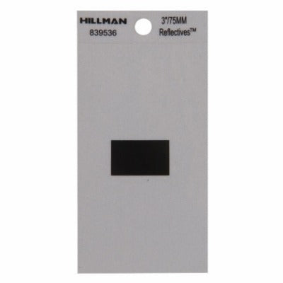 HILLMAN Hillman Fasteners 839536 3 Inch Black Adhesive Hyphen 6 Pack