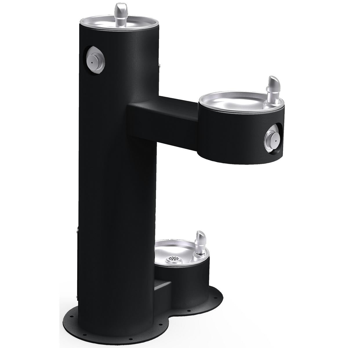 BSC PREFERRED Bsc Preferred LK4420DBBLK Bi-level Pedestal Fountain Pet