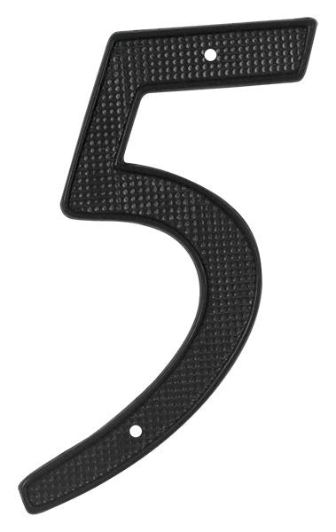 DELTANA Deltana RNZ45 4 Inch Zinc House Number Black