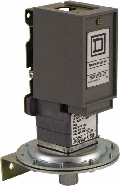 SCHNEIDER ELECTRIC Square D 9012GNG1 Pressure Switch 0.2-10 Psig Spdt