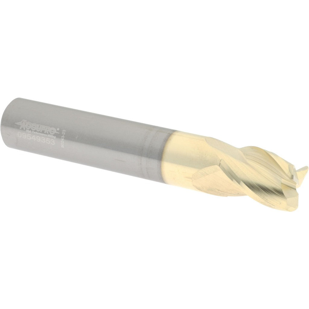 ACCUPRO Accupro 314827 Corner Radius End Mill 1/2 in 3 Flute Zrn