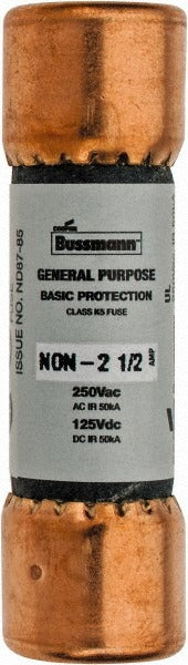 EATON Cooper Bussmann NON-2-1/2 Cartridge Fast-acting Fuse K5