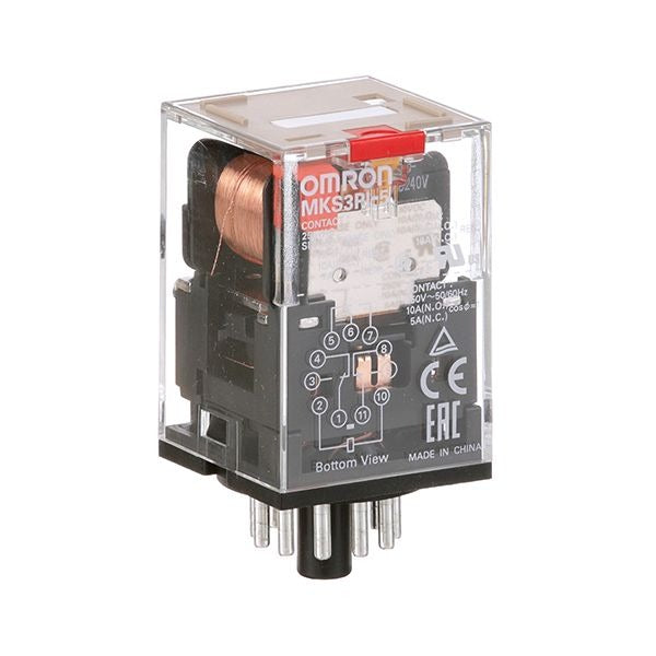 STERO Stero 0P-472463 Relay 240V 10 Amps 3 Pole (2.7 x 1.45 x 1.35 inches) SOP47-2463