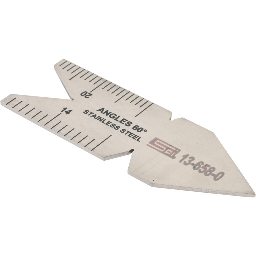 SPIROTHERM Spi 13-658-0 Stainless Steel Center Gage 60 Degree