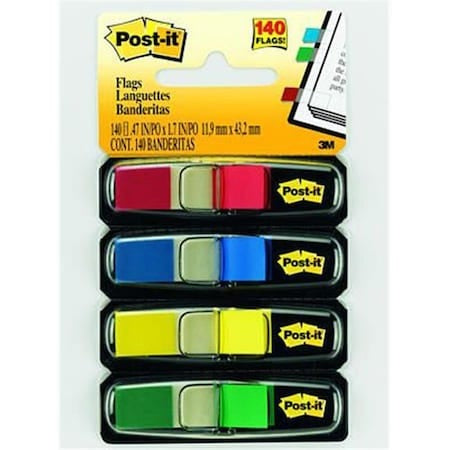 3M 3M MMM6834 Post-it Flags 0.47 x 1.71 in (140 Pack)