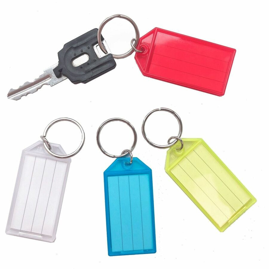 SPARCO Sparco SPR02881 Key Tag Replacement (3/4 in x 1/4 in x 2-1/4 in, 4/Pack) SPR02881