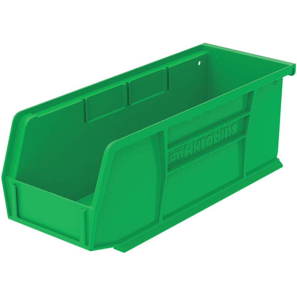 AKRO-MILS Akro-Mils 30224GREEN AkroBins Standard Storage Bin 10.88 in x 4.13 in x 4.00 in