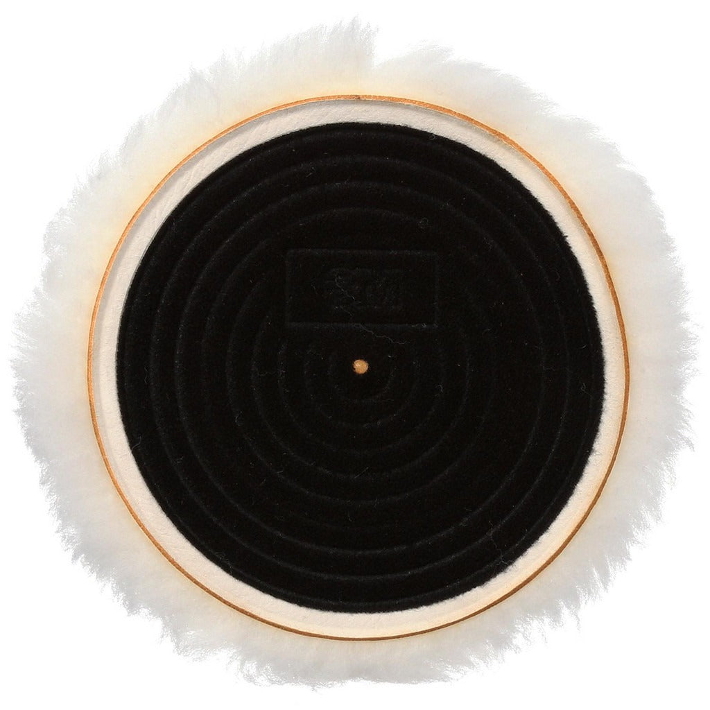 3M 3M 7000000580 Lambswool Bonnet Pad 5.25 in Hook Loop