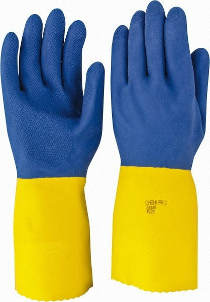 ANSELL Ansell 192245 Chemical Resistant Gloves Large Latex