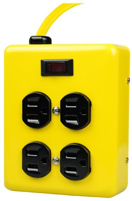 SOUTHWIRE Southwire 2177N 4 Outlet Metal Power Block 15A Breaker