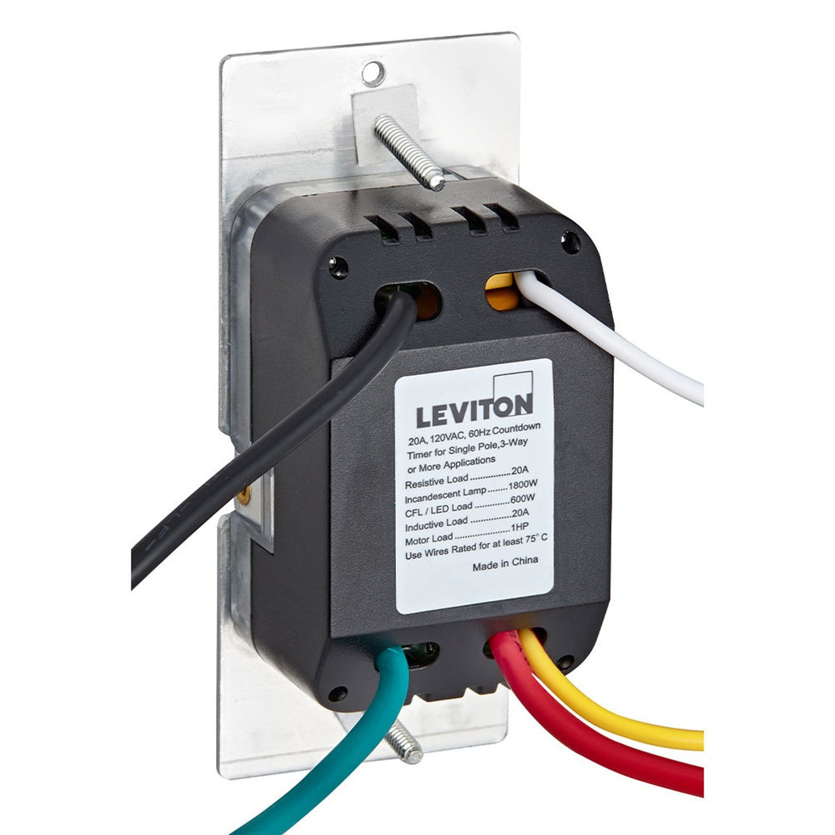 LEVITON LEVITON LTB60-1LZ Decora 5 Button Timer 60 min