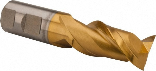 HERTEL Hertel GH070064 Square End Mill 1 in 2 Flute Hss Tin