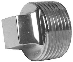 MERIT BRASS Merit Brass C117-12 Brass Square Head Plug 3/4 in Class 125
