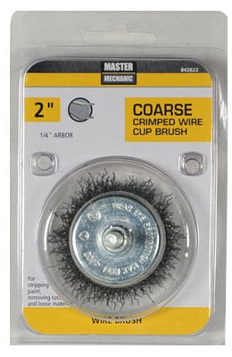 DISSTON CO Disston Company 842622 Crimped Wire Cup Brush 2 in 1/4 Shank
