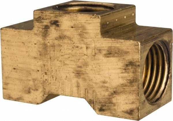 EATON Eaton 702X4 Brass Inverted Union Tee 1/4 in Flare Fitting