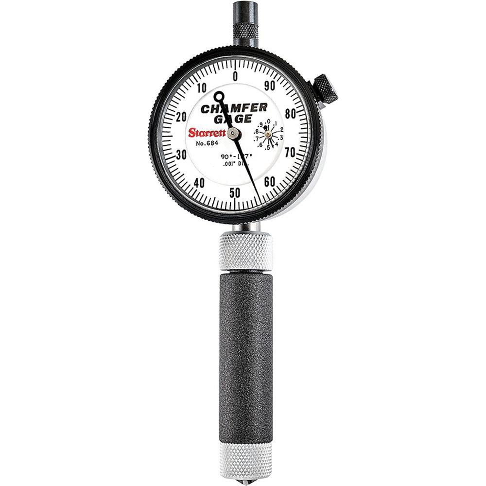 STARRETT Starrett 63688 Internal Chamfer Gage 0 to 3/8 in 3-blade