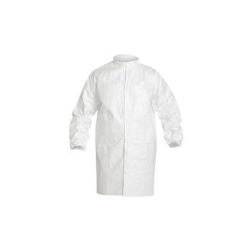 DUPONT Dupont IC263SWHMD00300B Disposable Cleanroom Coat Size M (Pack 30)