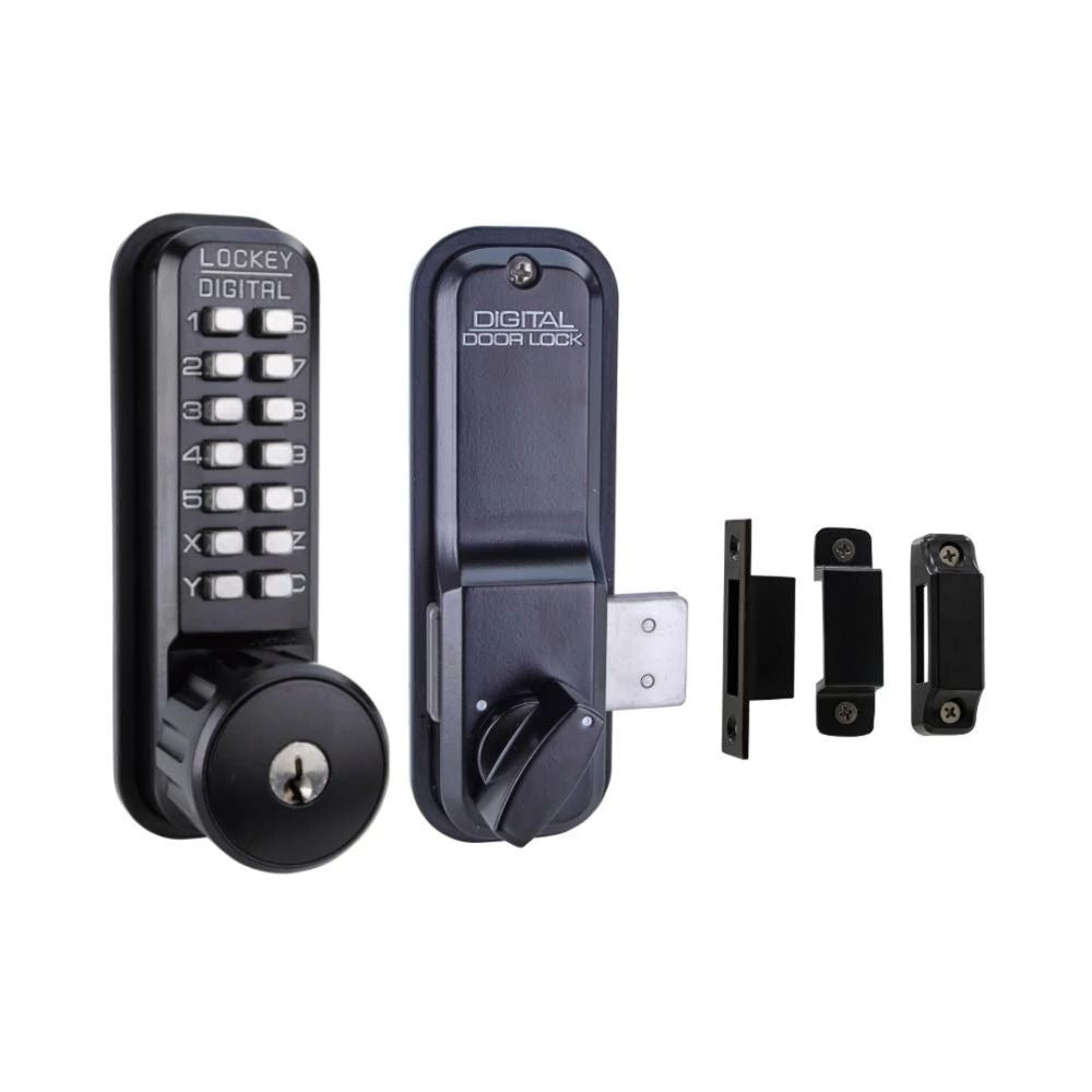 LOCKEY Lockey 2200JBMGKO Keyless Deadbolt Key Override Marine Grade