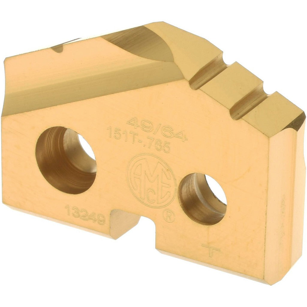 ALLIED MACHINE AND ENGINEERING Allied Machine 151T-.765 Spade Drill Insert 49/64 in Cobalt
