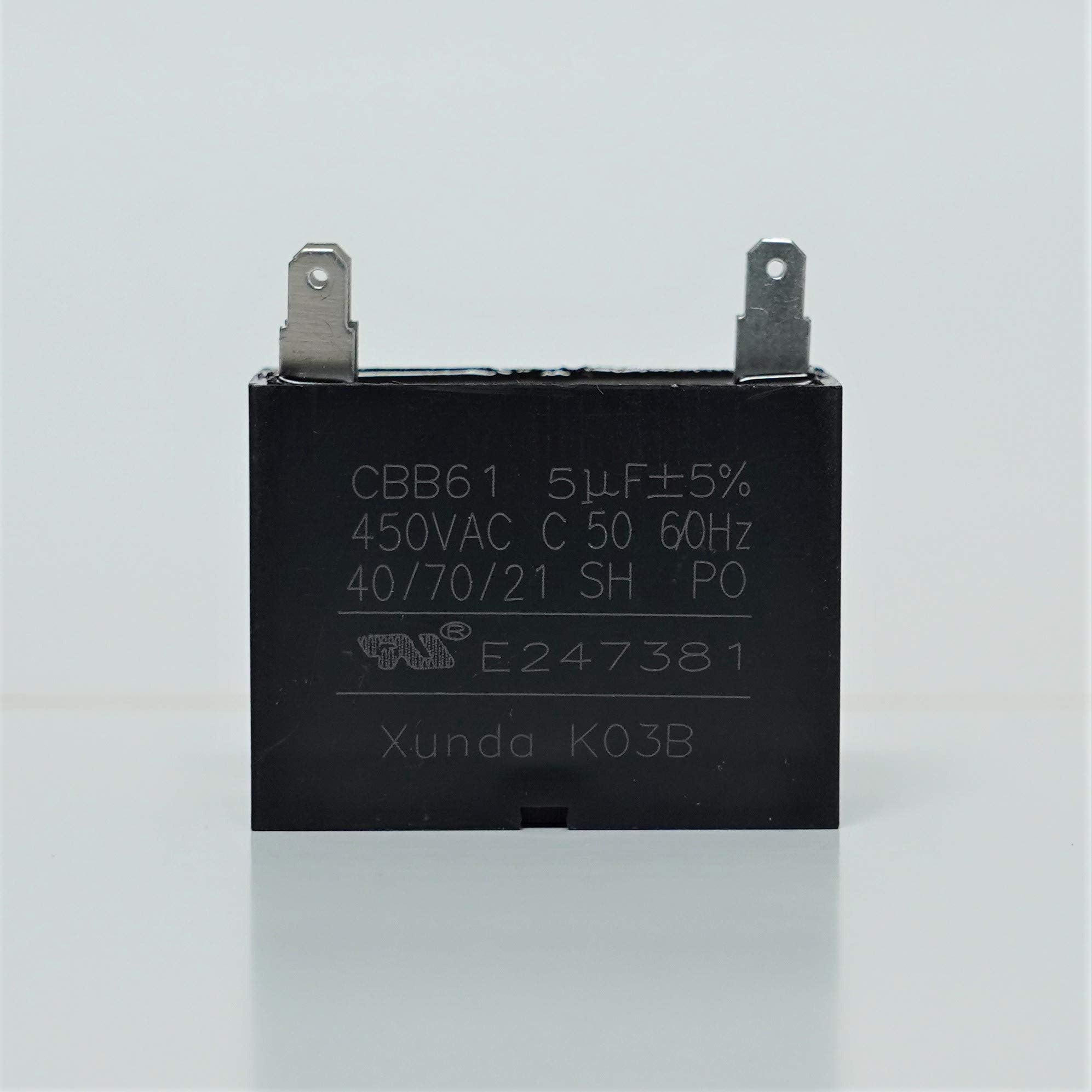 SUPCO Supco RC5X450 Mini-Split Run Capacitor 5 MFD 450V (Replacement RC5X450)