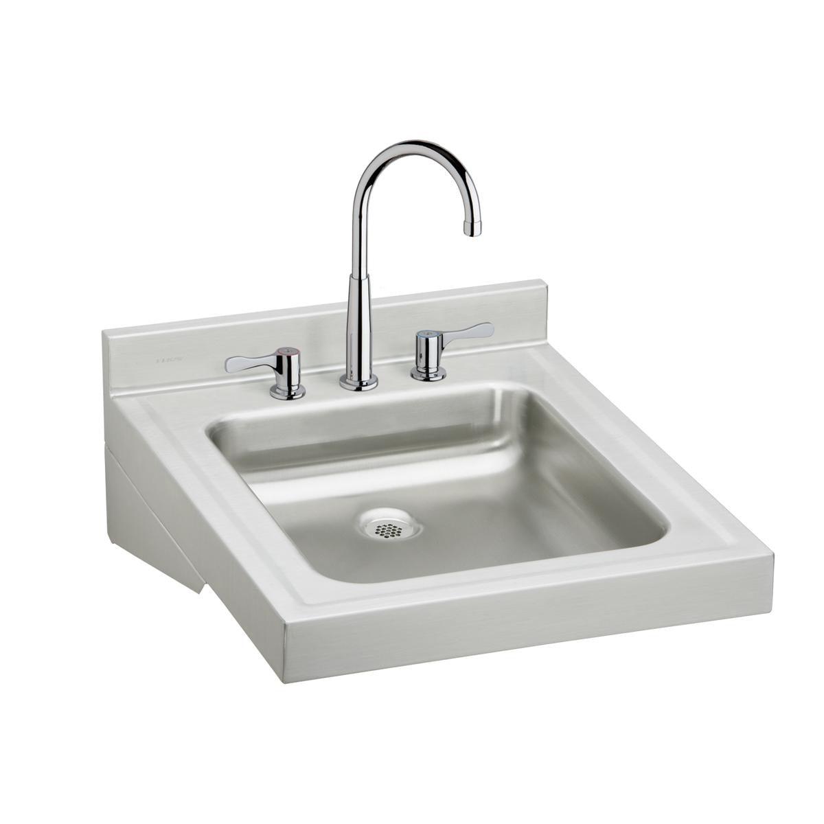 BSC PREFERRED Bsc Preferred WCL1923OSDC Wall Hung Lavatory Sink Kit