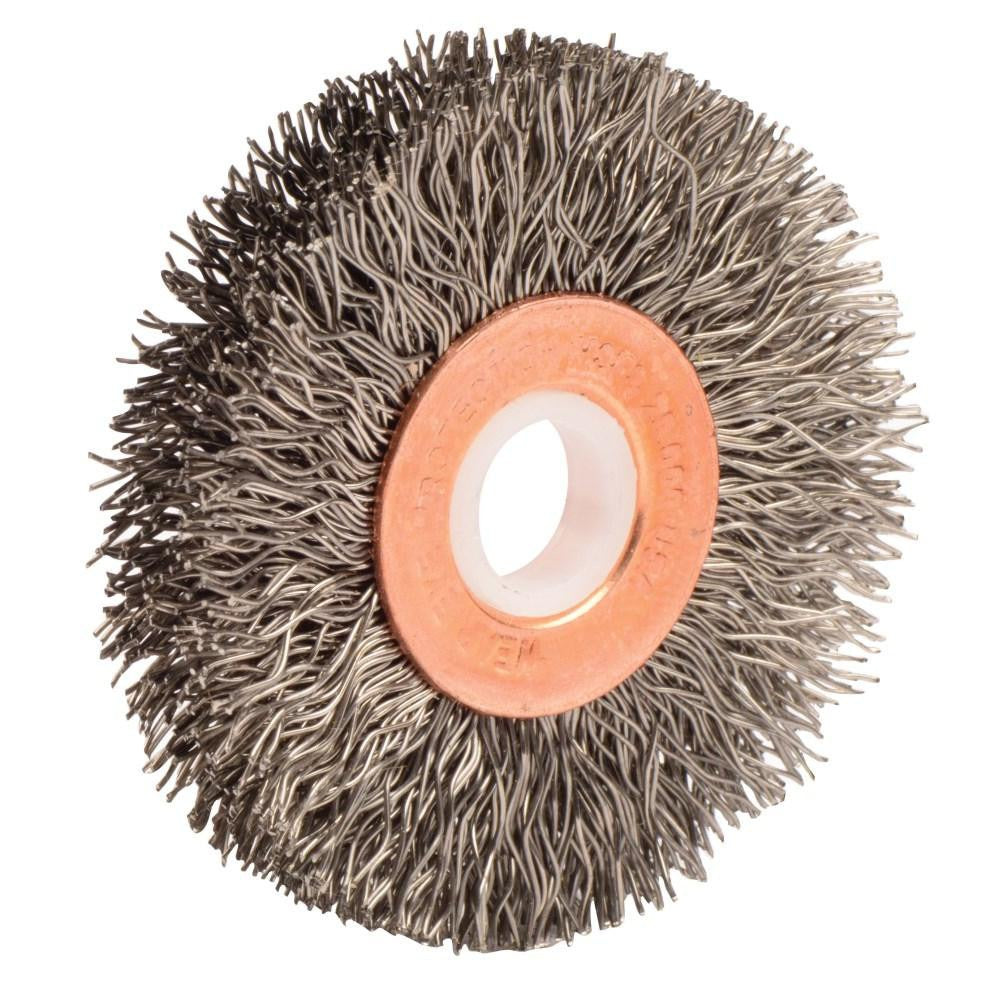 WEILER Weiler 15473 Wheel Brush 2 Inch Crimped Carbon Steel