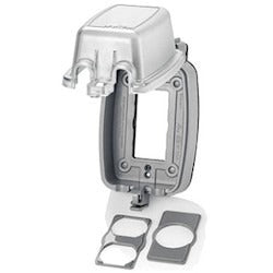 LEVITON LEVITON 5980-UCL While-In-Use Cover Extra Duty Clear Vertical Mount