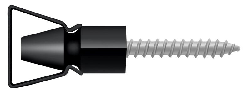 DELTANA Deltana SDH101U19 Shutter Door Holder Black Finish