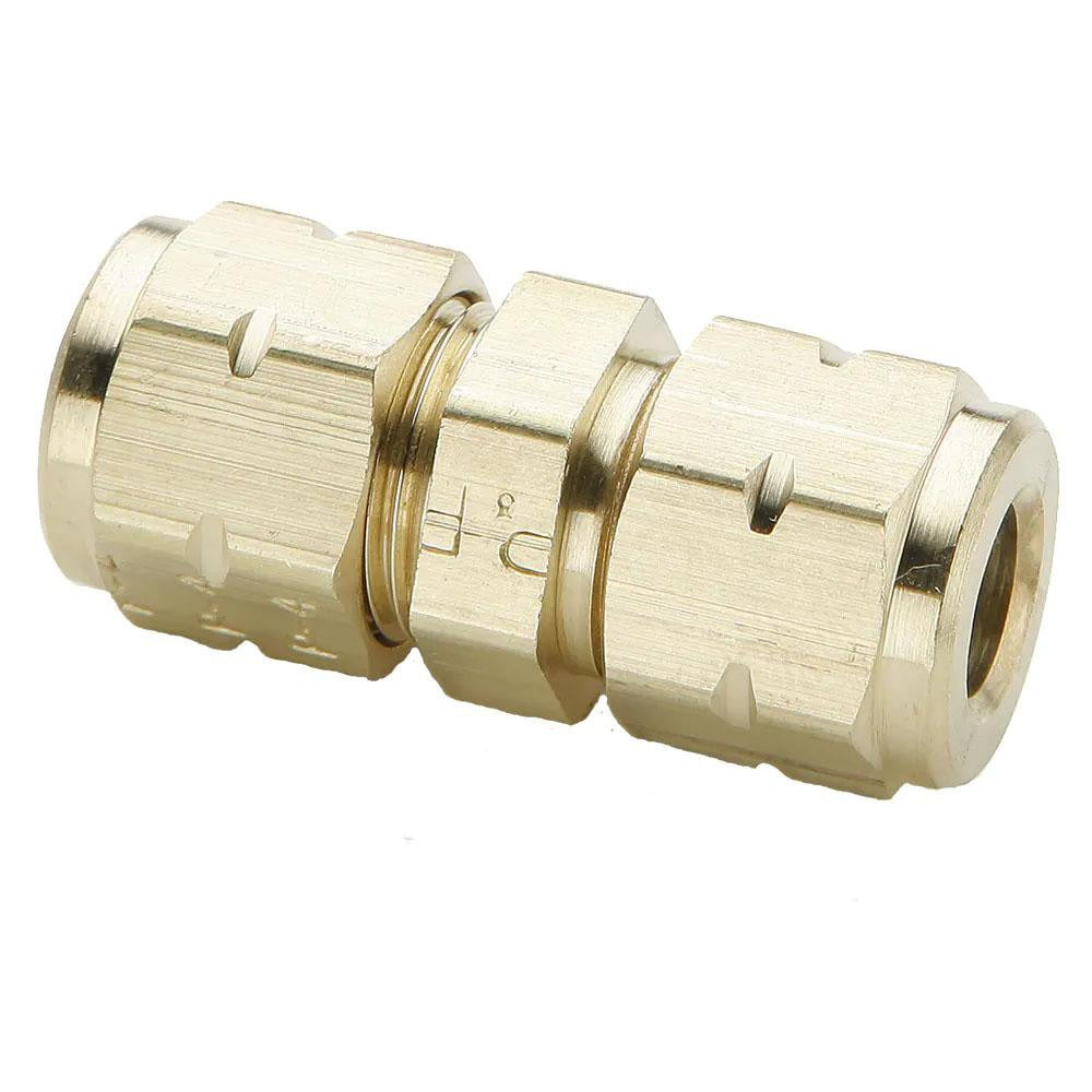 PARKER Parker 62VL-4 Compression Tube Union Brass 600 Psi