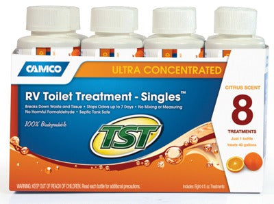 CAMCO Camco Mfg 41191 Rv Toilet Treatment 4 Oz 8 Pack