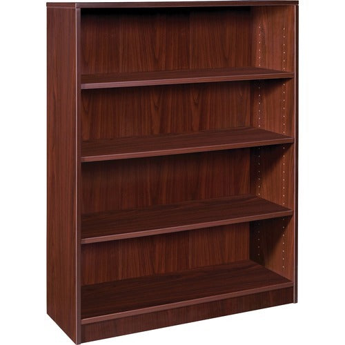 LORELL Lorell LLR99784 4-shelf Bookcase 36x12x48 Mahogany