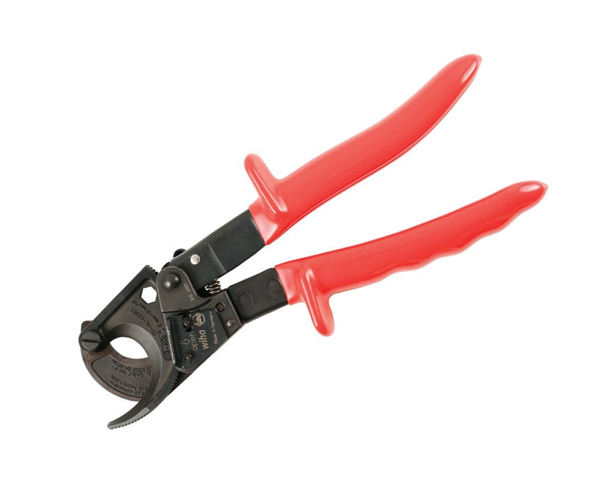 WIHA Wiha 11960 Insulated High Voltage Ratcheting Cable Cutters (10 in/250 mm)