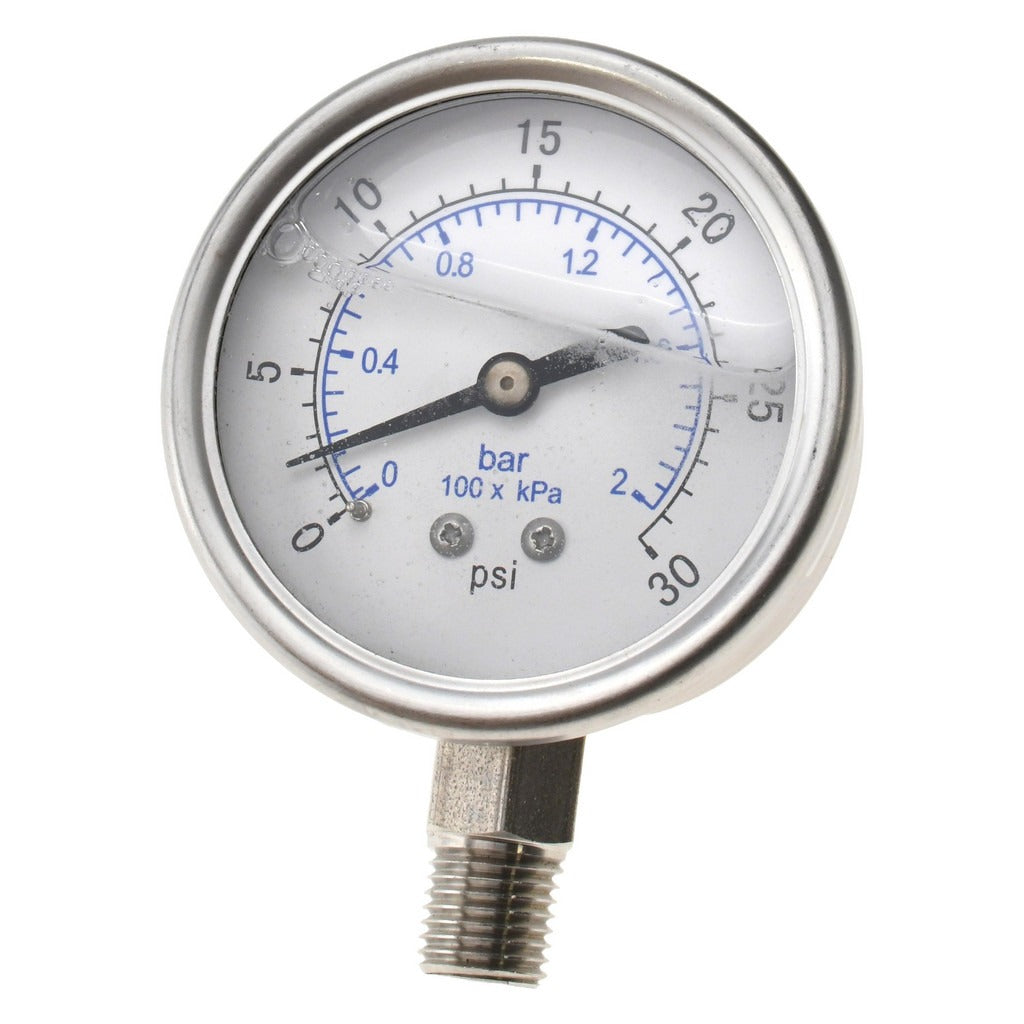VALUE COLLECTION Value Collection 116AL25030 Pressure Gauge 30 Psi Npt