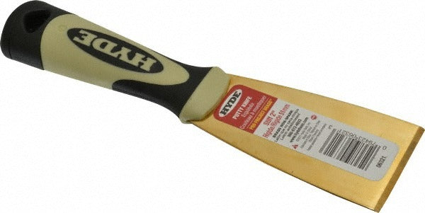 HYDE TOOLS Hyde Tools 06321 Putty Knife Brass 2 Inch Stiff
