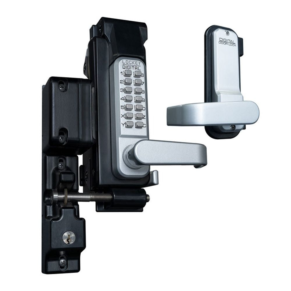 LOCKEY Lockey GL2SCMG Sumo Surface Mount Gate Lock Satin Chrome