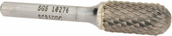 SGS PRO Sgs Pro 10276 SC-5 Ball Nose Cylinder Carbide Bur 1/2 in
