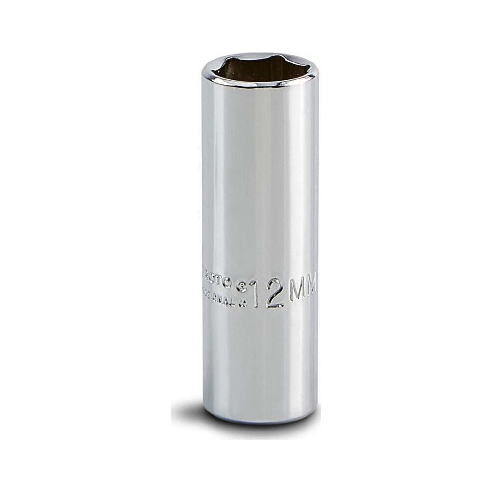 PROTO Proto J4712LM Deep Hand Socket 12mm 6-point 1/4 Drive