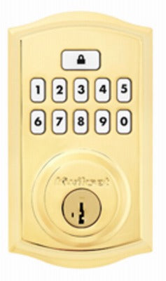 KWIKSET Kwikset 909 LO3 Smt Cp Smartcode Deadbolt Polished Brass