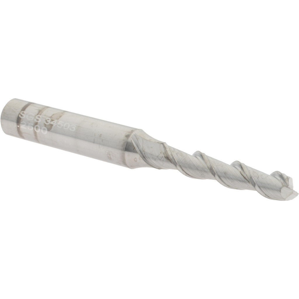 KYOCERA SGS PRECISION TOOLS Sgs 34503 Square End Mill 0.25 in 2 Flute Solid Carbide