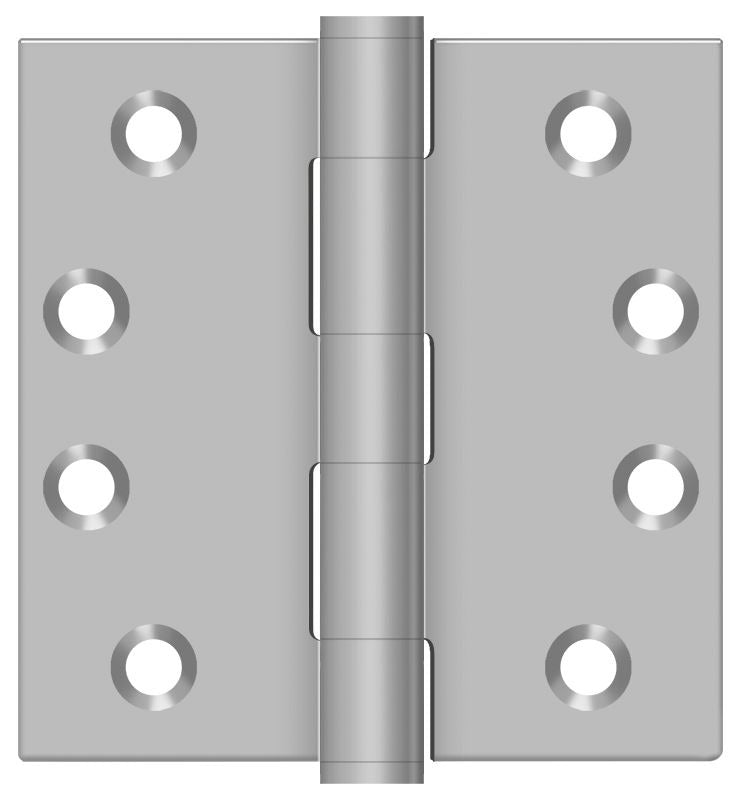DELTANA Deltana SS44U32D Square Door Hinge 4x4 Satin Stainless