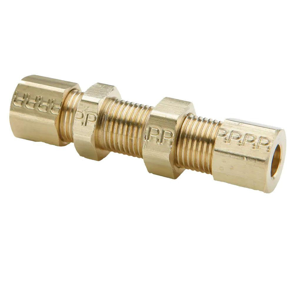 PARKER Parker 62CBH-4 Compression Tube Bulkhead Union 7/16-24
