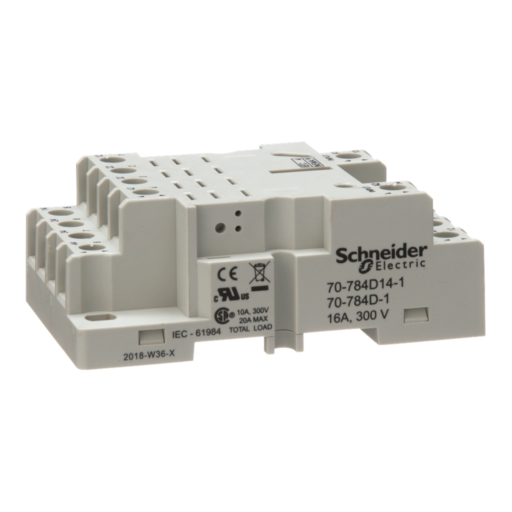 Schneider Electric 70784D141 SQD 70-784D14-1 Socket SE Relays g