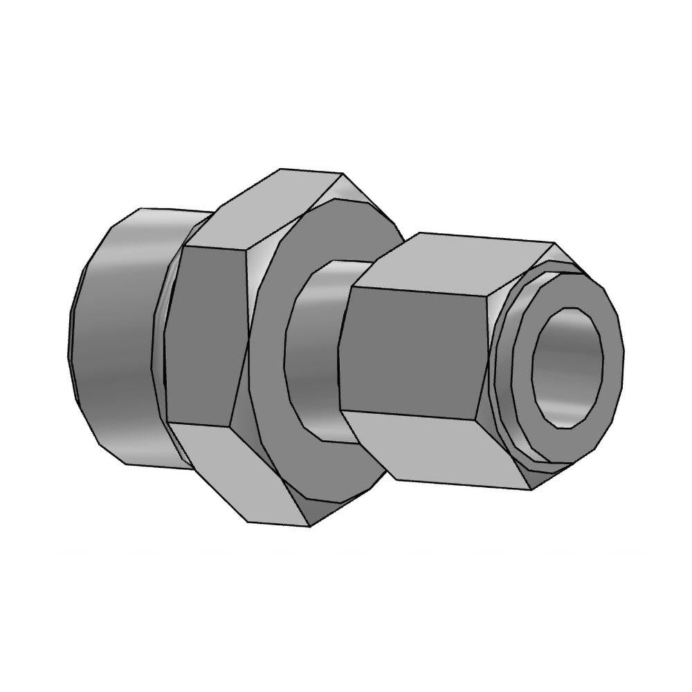 PARKER Parker 6 F5BU-S Bite-type Tube Connector 3/8 in 6000 Psi
