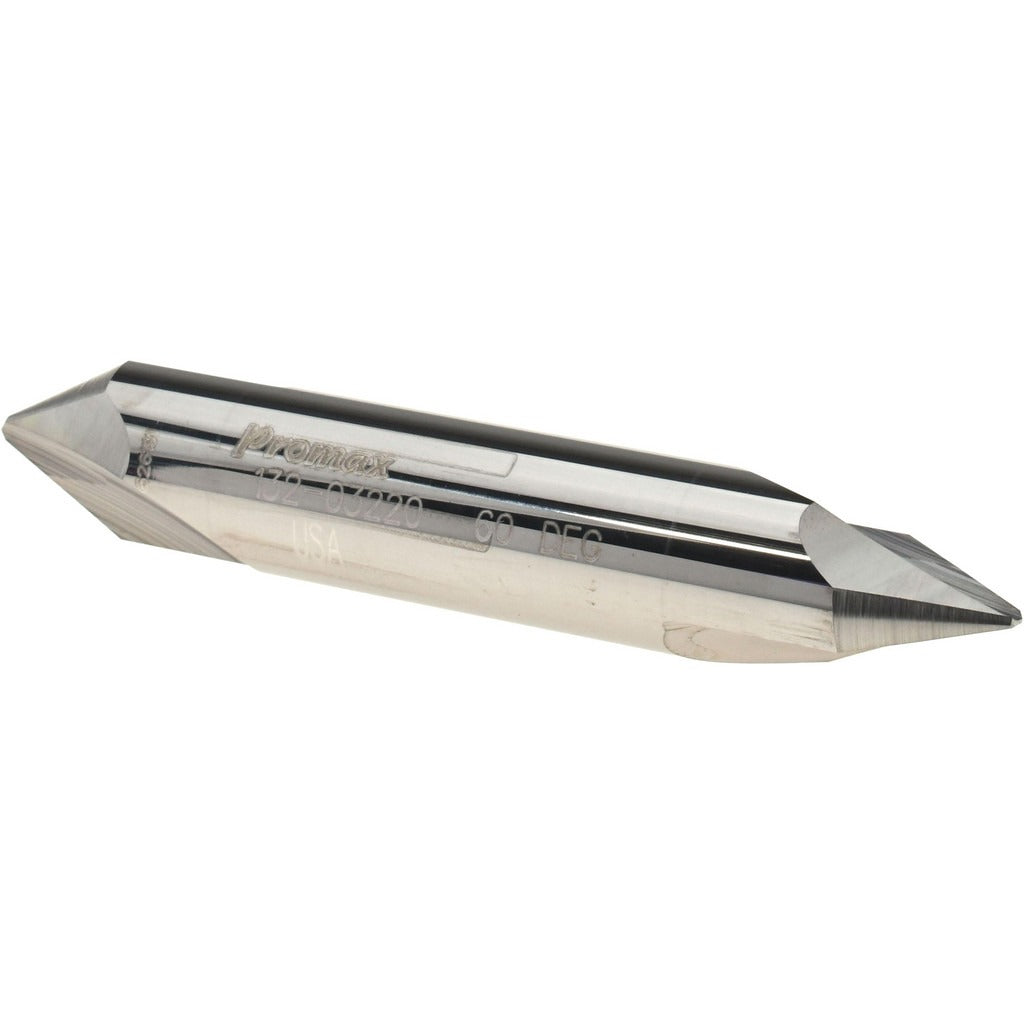 PROMAX Promax 132-03220 Chamfer Mill 0.5 in 2 Flute Solid Carbide