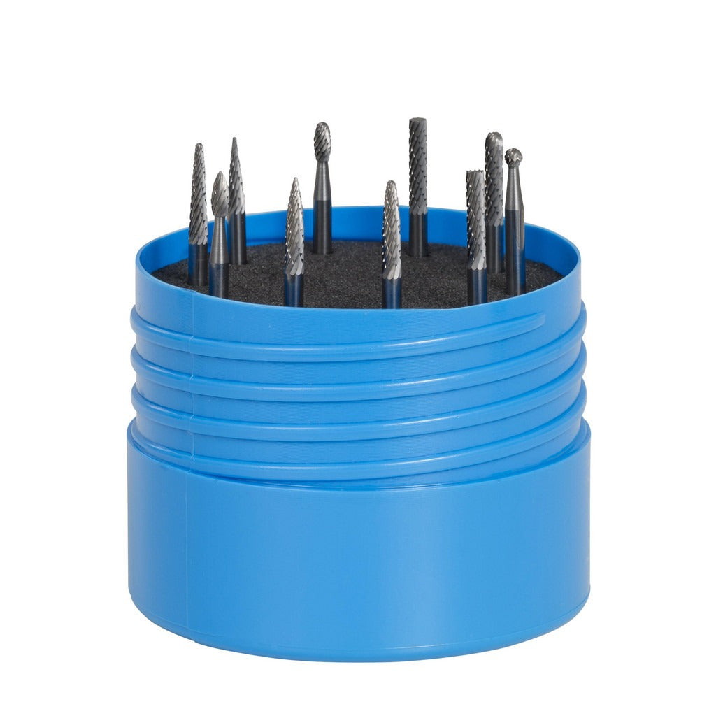 SGS PRO Sgs Pro 18263 Double Cut Carbide Burr Set 10 Pc