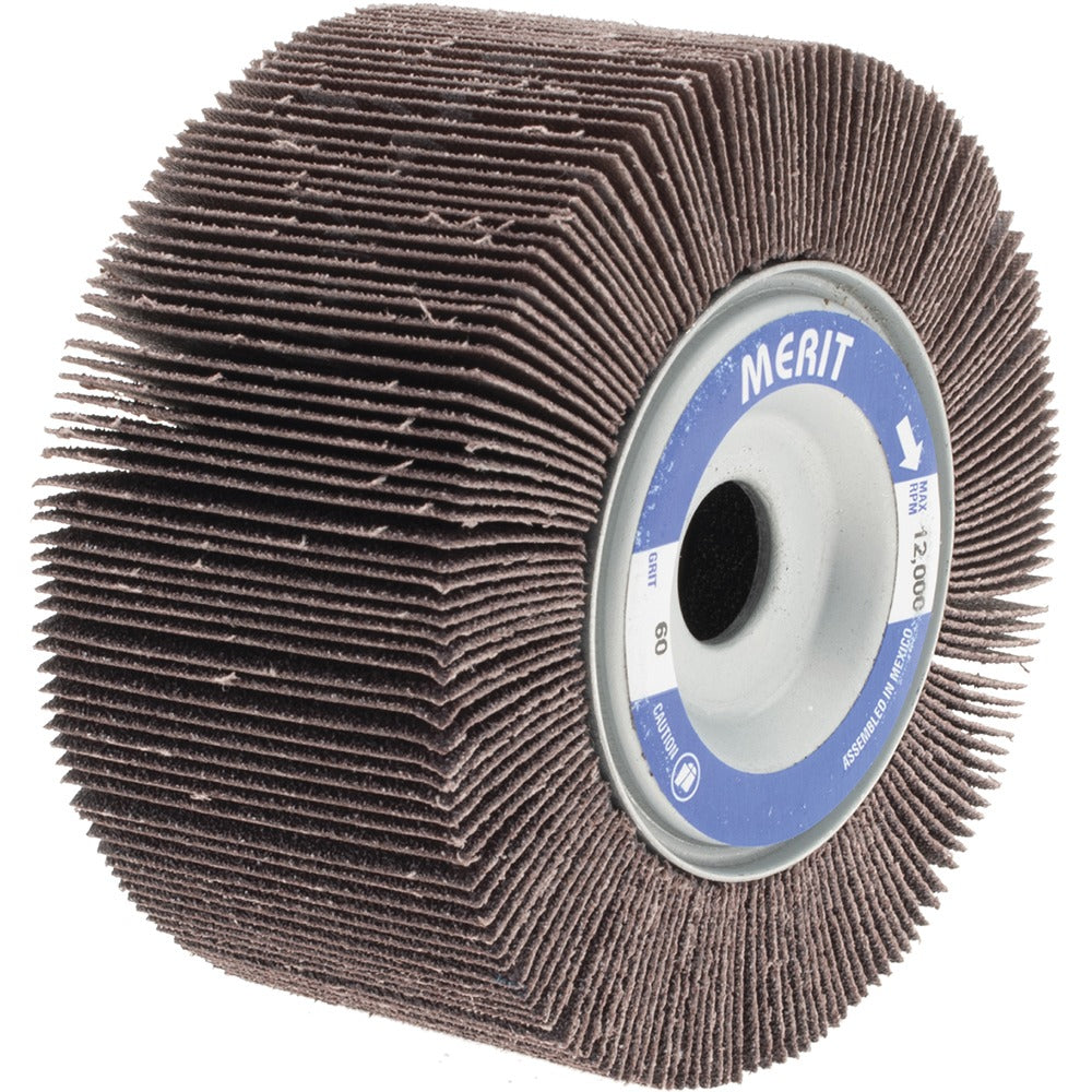 MERIT Merit Abrasives 08834122055 Flap Wheel 60 Grit 4x2 in